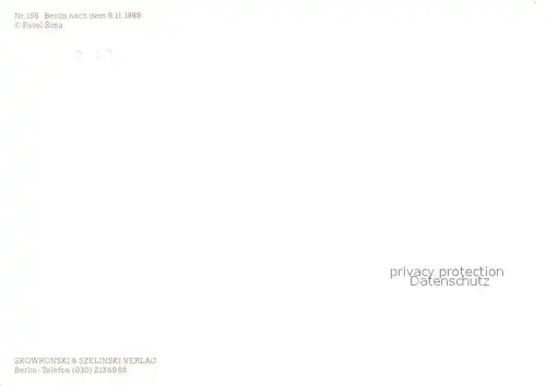 AK / Ansichtskarte Berlin Szene nach dem Mauerfall 1989 Berlin