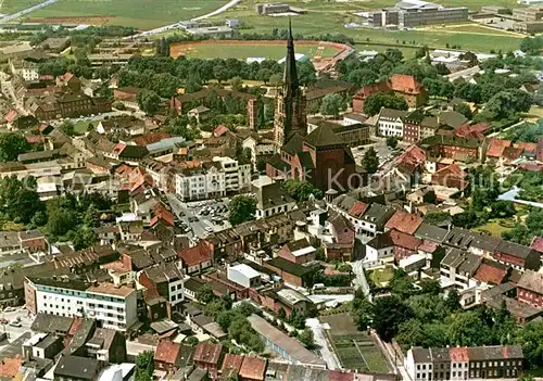 AK / Ansichtskarte Erkelenz Fliegeraufnahme mit Kirche Erkelenz