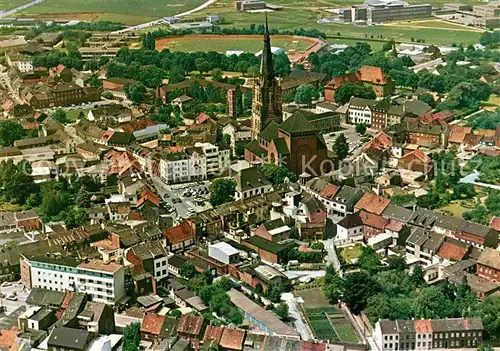 AK / Ansichtskarte Erkelenz Fliegeraufnahme mit Kirche Erkelenz