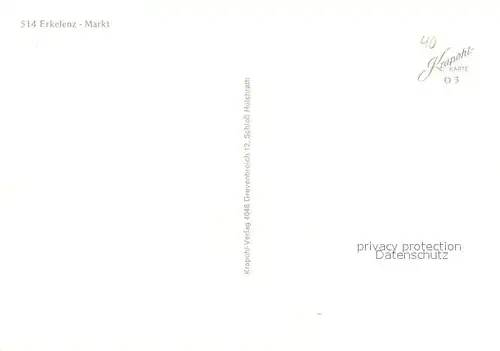 AK / Ansichtskarte Erkelenz Marktplatz Kirchturm Erkelenz