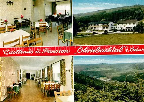 AK / Ansichtskarte Miltenberg_Main Gasthaus Pension Zum Ohrnbachtal Restaurant Panorama Miltenberg Main