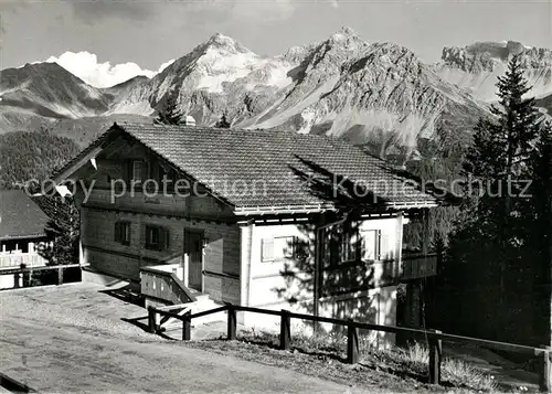 AK / Ansichtskarte Arosa_GR Chalet Soldanella Arosa_GR