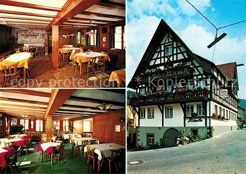 AK / Ansichtskarte Alpirsbach Gasthof Pension Roessle Restaurant Alpirsbach