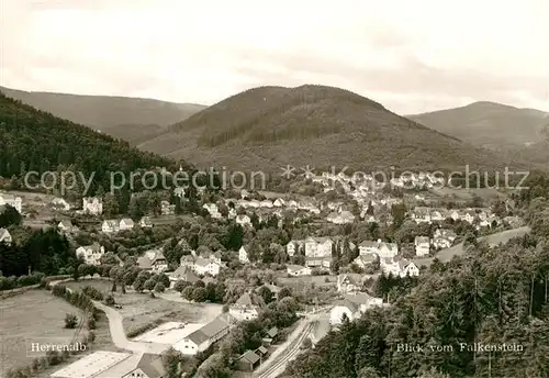 AK / Ansichtskarte Herrenalb_Schwarzwald Blick vom Falkenstein 