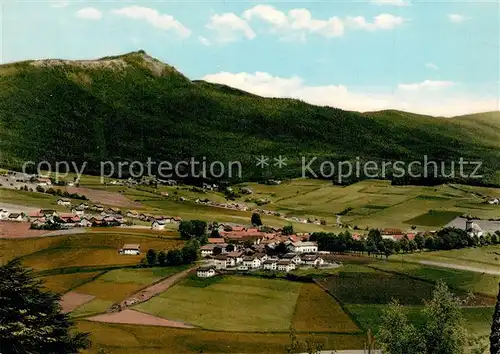 AK / Ansichtskarte Lam_Oberpfalz Fliegeraufnahme mit Osser Lam_Oberpfalz
