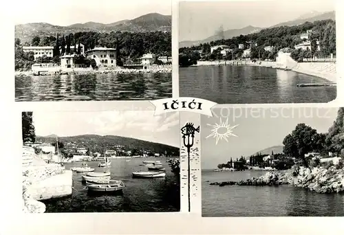 AK / Ansichtskarte Icici_Abbazia Teilansichten Hafenpartie Icici Abbazia