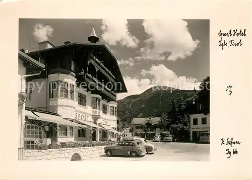 AK / Ansichtskarte Igls_Tirol Sport Hotel Igls_Tirol
