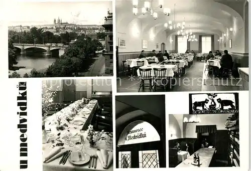 AK / Ansichtskarte Praha_Prahy_Prague Pivnice U Medvidku Details Praha_Prahy_Prague