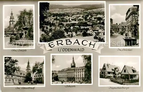 AK / Ansichtskarte Erbach_Odenwald Jugendherberge Schloss  Erbach Odenwald