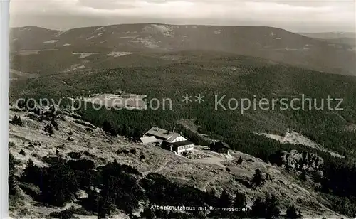 AK / Ansichtskarte Arberschutzhaus Brennessattel Arberschutzhaus