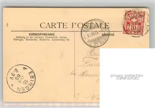 AK / Ansichtskarte Strassenbahn Basel Wettsteinplatz Strassenbahn