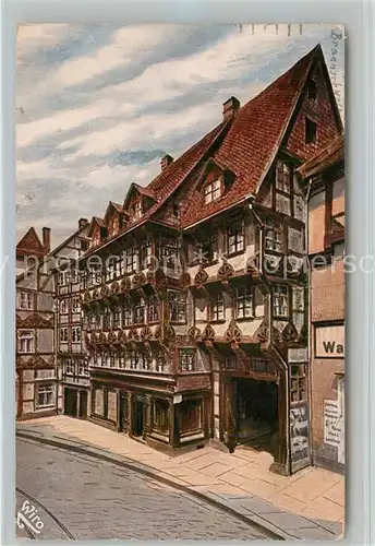 AK / Ansichtskarte Verlag_Wiedemann_WIRO_Nr. 2220 A Braunschweig Breitestrasse Flohwinkel  Verlag_Wiedemann_WIRO_Nr.