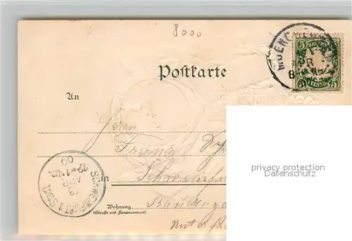 AK / Ansichtskarte Muenchner_Kindl Bierfass Bierkrug Litho Muenchner Kindl