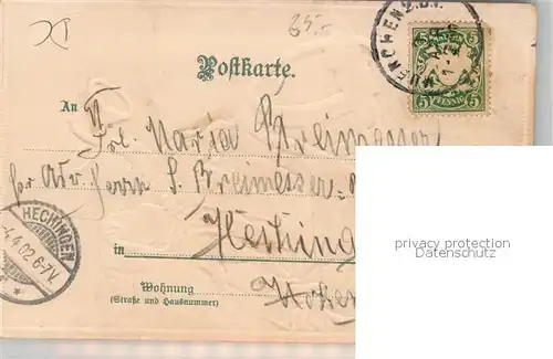 AK / Ansichtskarte Muenchner_Kindl Bierfass Bierkrug Muenchen Litho Muenchner Kindl