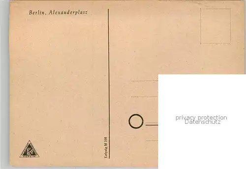 AK / Ansichtskarte Strassenbahn Berlin Alexanderplatz  Strassenbahn