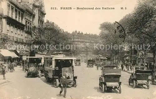 AK / Ansichtskarte Paris Boulevard des Italien  Paris