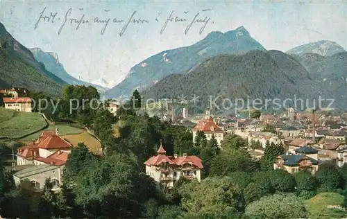 AK / Ansichtskarte Bad_Reichenhall Blick vom Hotel Panorama Bad_Reichenhall