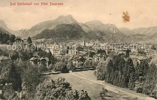 AK / Ansichtskarte Bad_Reichenhall Blick vom Hotel Panorama Bad_Reichenhall