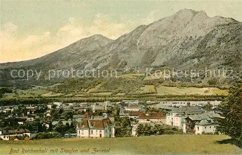 AK / Ansichtskarte Bad_Reichenhall mit Staufen und Zwiesel Bad_Reichenhall