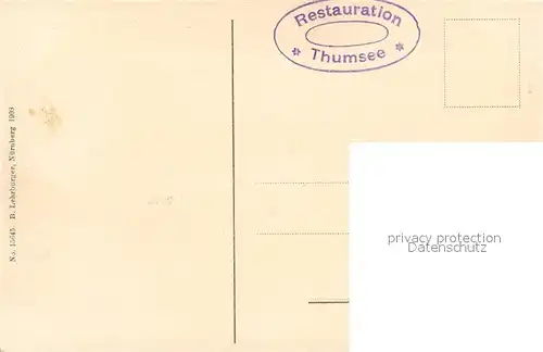 AK / Ansichtskarte Bad_Reichenhall Thumsee Ruderboot Restaurant Bad_Reichenhall