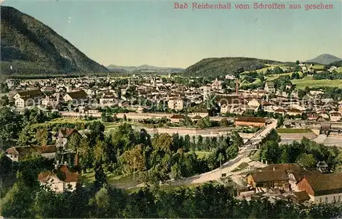 AK / Ansichtskarte Bad_Reichenhall Blick vom Schroffen Bad_Reichenhall