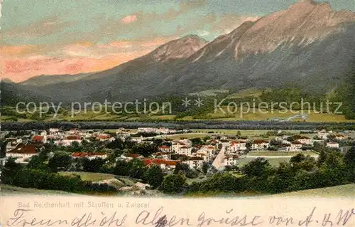 AK / Ansichtskarte Bad_Reichenhall mit Stauffen und Zwiesel Bad_Reichenhall