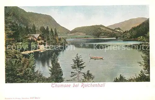 AK / Ansichtskarte Bad_Reichenhall Thumsee Bad_Reichenhall