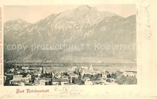 AK / Ansichtskarte Bad_Reichenhall Fliegeraufnahme Bad_Reichenhall