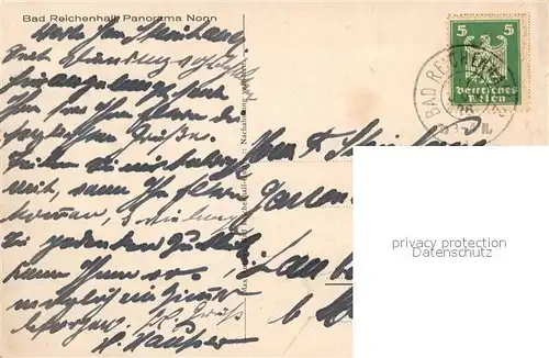 AK / Ansichtskarte Bad_Reichenhall Panorama Nonn Kuenstlerkarte Bad_Reichenhall