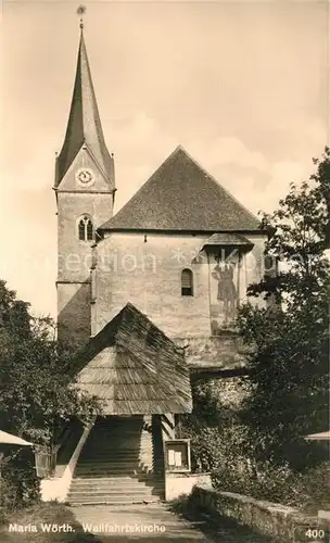 AK / Ansichtskarte Maria_Woerth_Woerthersee Wallfahrtskirche Maria_Woerth_Woerthersee
