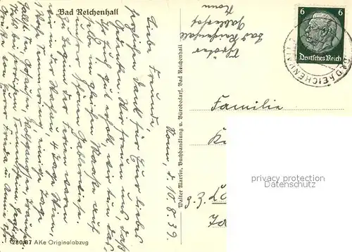AK / Ansichtskarte Bad_Reichenhall  Bad_Reichenhall