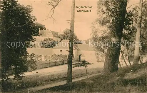 AK / Ansichtskarte Grunewald_Berlin Jagdschloss Grunewald Berlin
