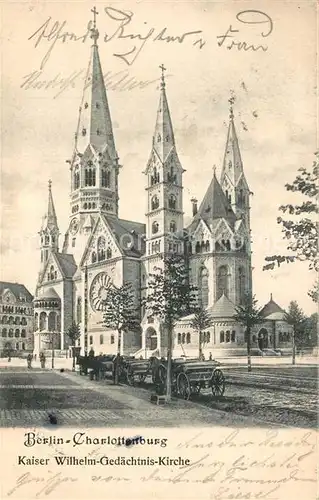 AK / Ansichtskarte Charlottenburg Kaiser Wilhelm Gedaechtnis Kirche Charlottenburg