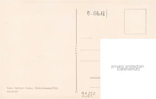 AK / Ansichtskarte Waltershausen_Gotha Kirche Waltershausen Gotha