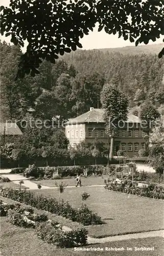 AK / Ansichtskarte Rohrbach_Saalfeld Parkanlagen Sommerfrische Sorbitztal Rohrbach Saalfeld