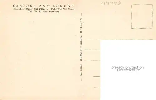 AK / Ansichtskarte Tautenburg Sommerfrische Ortsansicht mit Kirche Tautenburg