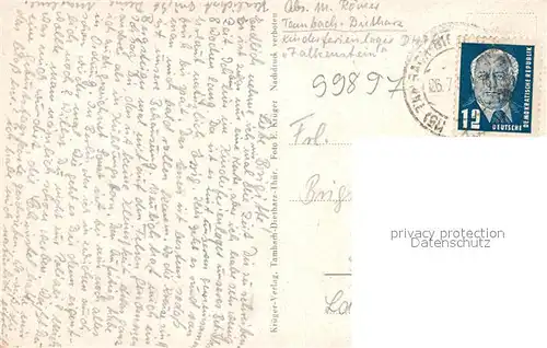 AK / Ansichtskarte Tambach Dietharz Falkenstein Felsen Tambach Dietharz