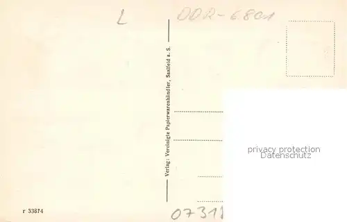 AK / Ansichtskarte Saalfeld_Saale Panorama Blick vom Bohlen saalaufwaerts auf Obernitz und Reschwitz Saalfeld_Saale