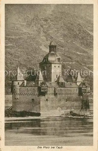 AK / Ansichtskarte Kaub Die Pfalz im Rhein Burg Pfalzgrafenstein Kaub