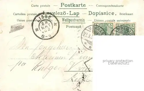 AK / Ansichtskarte Weimar_Thueringen Hotel Kaiser Strassenbahn Weimar Thueringen