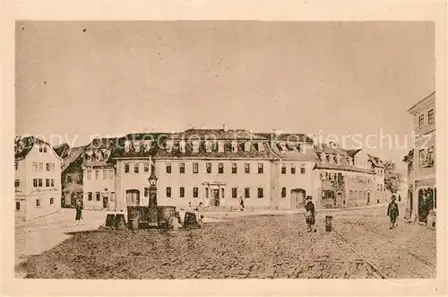 AK / Ansichtskarte Weimar_Thueringen Goethehaus Vorderansicht Weimar Thueringen