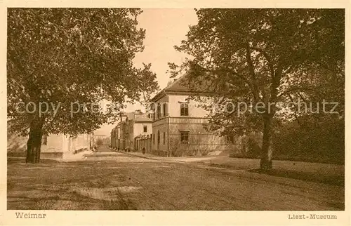 AK / Ansichtskarte Weimar_Thueringen Liszt Museum Weimar Thueringen