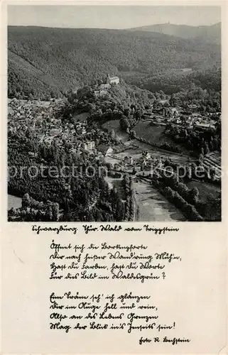AK / Ansichtskarte Schwarzburg_Thueringer_Wald Panorama Blick vom Trippstein Schwarzburg_Thueringer