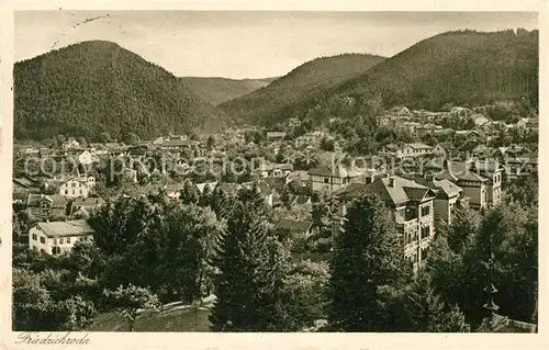 AK / Ansichtskarte Friedrichroda Stadtpanorama Luftkurort Friedrichroda