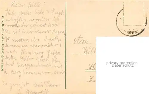 AK / Ansichtskarte Winterstein_Emsetal Partie durchs Emsetal Altes Haus am Bachlauf Winterstein_Emsetal