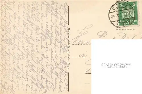 AK / Ansichtskarte Gotha_Thueringen Schloss Friedenstein mit Museum Fliegeraufnahme Gotha Thueringen