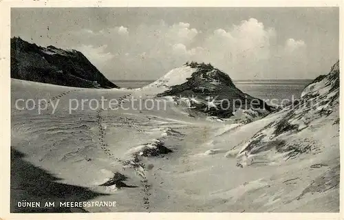 AK / Ansichtskarte Wittduen_Amrum Duenen am Strand Wittduen Amrum