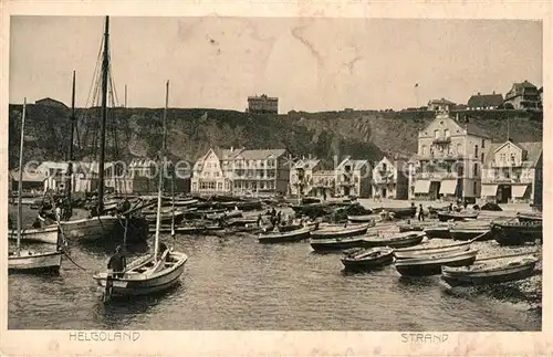 AK / Ansichtskarte Helgoland Fischereihafen Helgoland