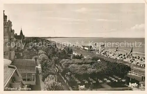 AK / Ansichtskarte Zinnowitz_Ostseebad Strand Promenade Zinnowitz_Ostseebad