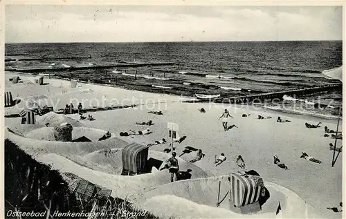 AK / Ansichtskarte Henkenhagen Strandpartie Henkenhagen
